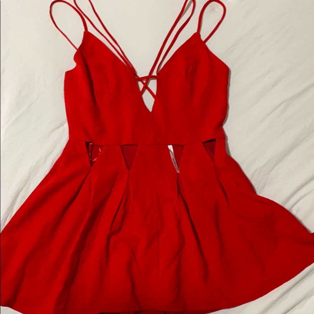 Red romper